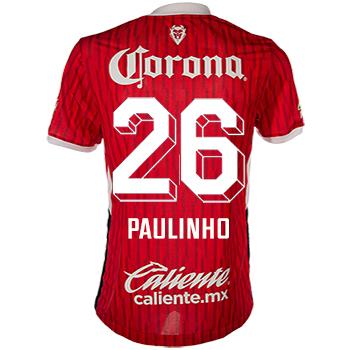 Jersey Toluca Home New Balance Paulinho 2024/25